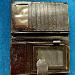 Leather wallet ladies